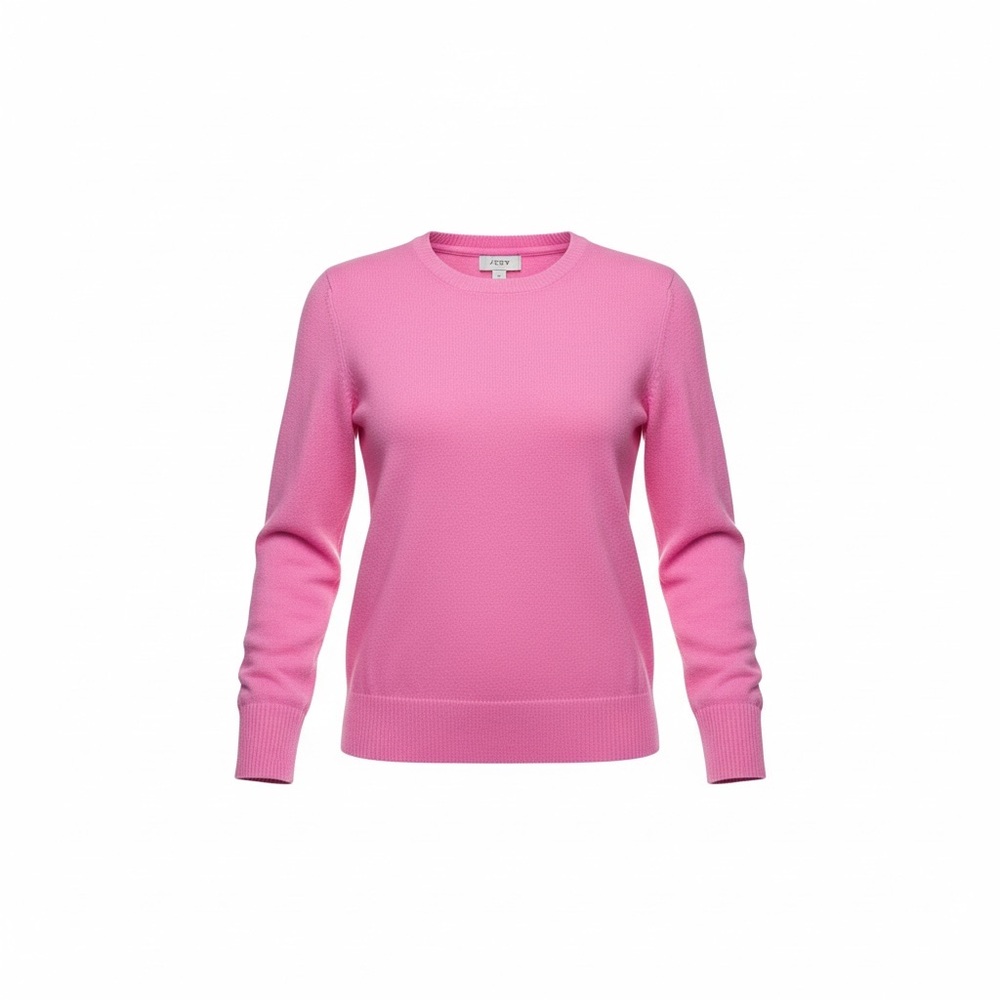 J. Crew Pink Crew Neck Sweater
